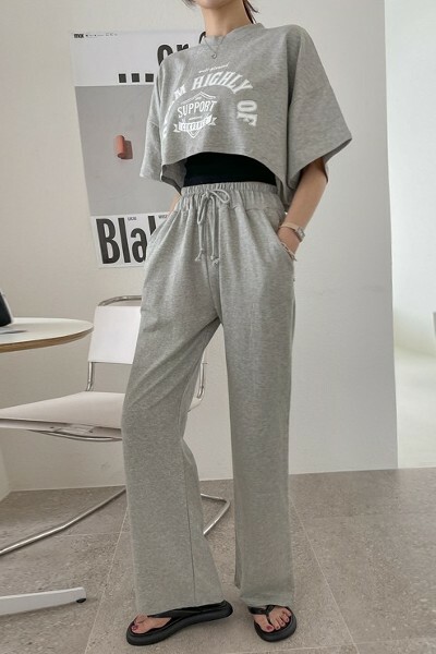 Y2K Summer Outfits: Monday Short Sleeve Sleeveless Pants Set - 90s Grunge, Retro, Pastel Goth