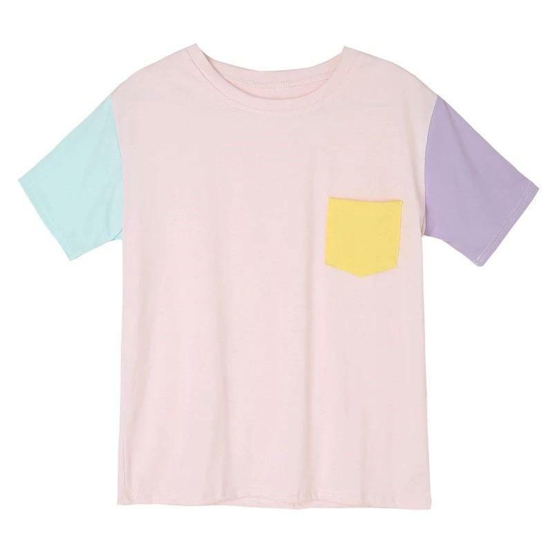 Y2K Summer Pastel Tops - 90s Grunge, Retro, Gothic, Baby Tees, Club & Party Outfits