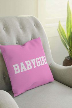 Y2K Summer Pink Pillow Cushion - Retro 90s Grunge, Pastel Goth, Y2K Popstar, Baby Tee Style