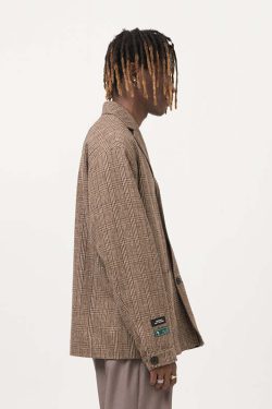 Y2K Summer Plaid Blazer - 90s Grunge, Retro Style, Y2K Party & Club Outfits, Pastel Goth