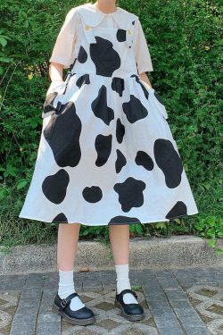 Y2K Summer Preppy Dress - 90s Grunge, Retro Style, Y2K Party & Club Outfits for Women
