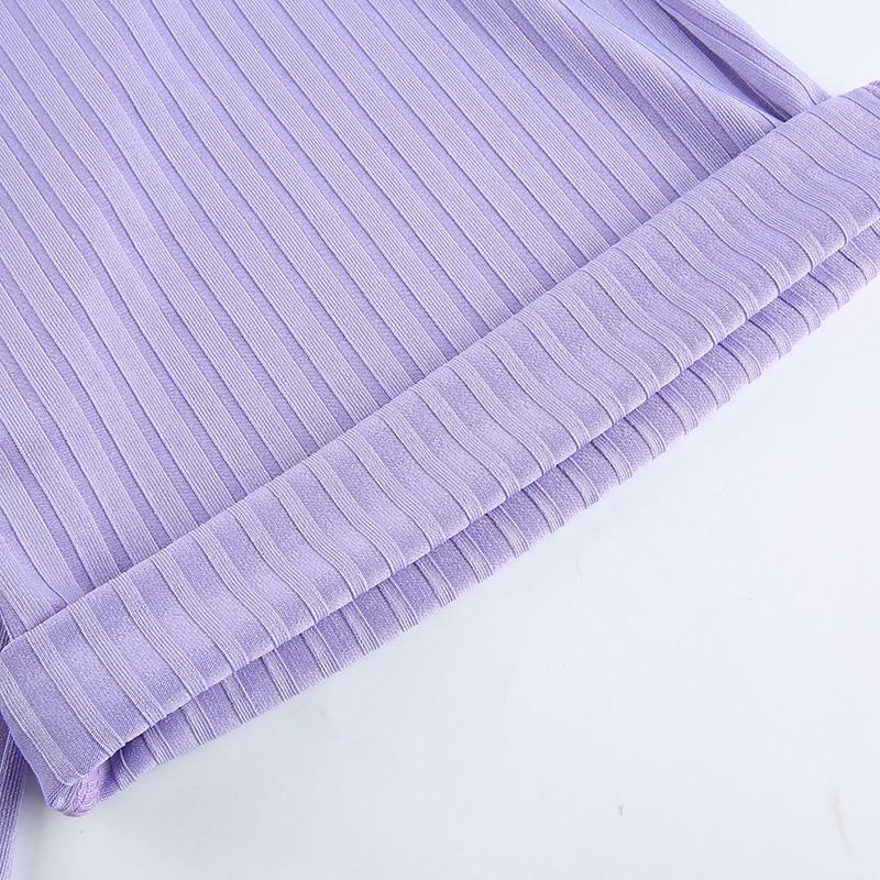 Y2K Summer Purple Flare Pants - 90s Grunge, Retro, Pastel Goth, Y2K Club & Party Outfits