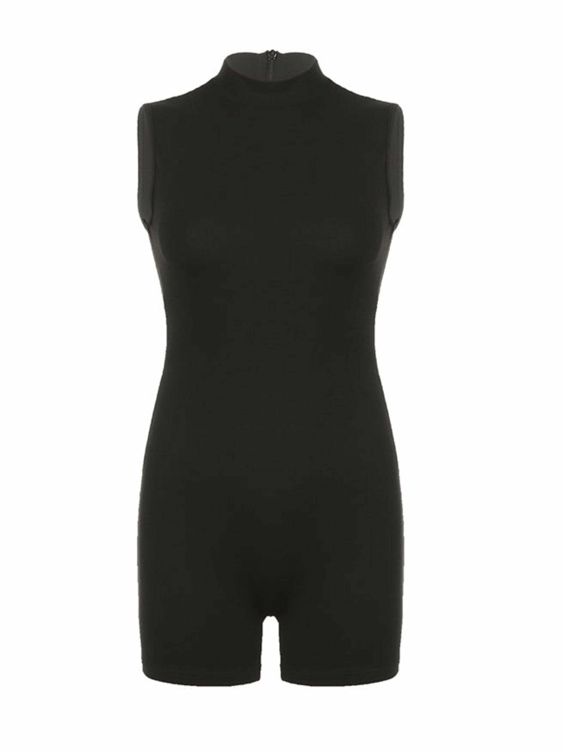 Y2K Summer Romper - 90s Grunge, Retro Style, Pastel Goth, Y2K Party & Club Outfits