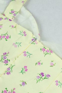 Y2K Summer Rose Dress - 90s Grunge, Retro, Pastel Goth, Y2K Party & Club Outfits for Women