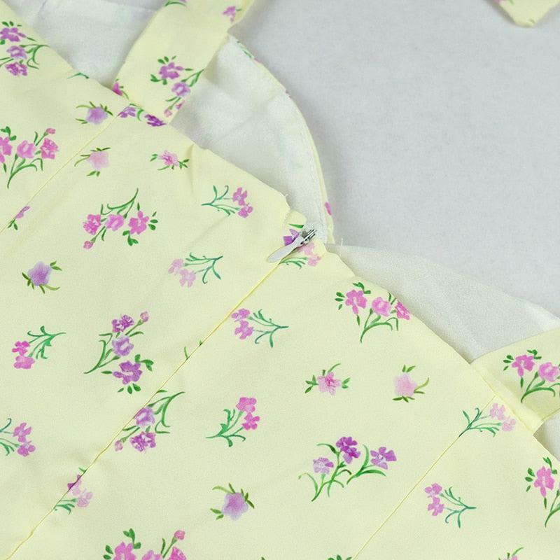 Y2K Summer Rose Dress - 90s Grunge, Retro, Pastel Goth, Y2K Party & Club Outfits for Women