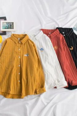Y2K Summer Striped Shirts - 90s Grunge, Retro, Pastel Goth, Baby Tees, and Club Outfits