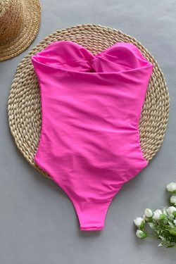 Y2K Summer Swimsuit - Retro 90s Grunge, Pastel Goth, and Popstar Vibes for Women