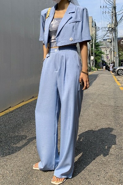 Y2K Summer Week Jacket Pants Set - 90s Grunge, Retro Style, Y2K Club & Party Outfits