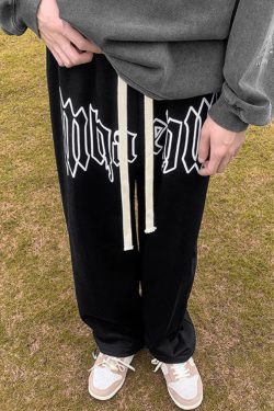 Y2K Sweatpants - Retro 90s Grunge, Summer Y2K Outfits, Pastel Goth, Y2K Club & Party