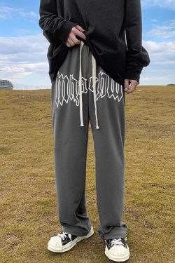 Y2K Sweatpants - Retro 90s Grunge, Summer Y2K Outfits, Pastel Goth, Y2K Club & Party