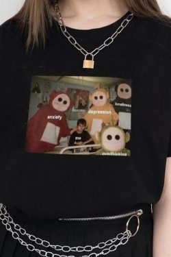 Y2K Teletubbies Shirt - Retro 90s Grunge, Summer Y2K Outfits, Pastel Goth, Y2K