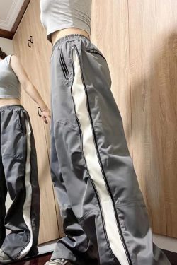 Y2K Track Pants - Retro 90s Grunge, Summer Outfits, Club & Party Fashion for Women