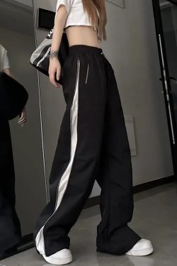 Y2K Track Pants - Retro 90s Grunge, Summer Outfits, Club & Party Fashion for Women