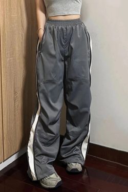 Y2K Track Pants - Retro 90s Grunge, Summer Outfits, Club & Party Fashion for Women