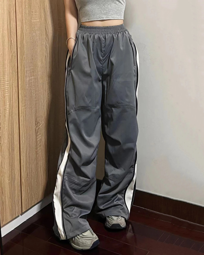 Y2K Track Pants - Retro 90s Grunge, Summer Outfits, Club & Party Fashion for Women