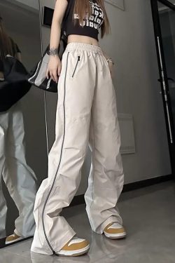 Y2K Track Pants - Retro 90s Grunge, Summer Outfits, Club & Party Fashion for Women