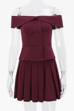 Y2K Two Piece Skirt and Top Set - 90s Grunge, Retro Summer, Pastel Goth, Y2K Party Outfit