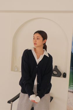 Y2K V-Neck Cable Knit Cardigan - 90s Grunge, Retro Summer, Pastel Goth, Y2K Party Outfit