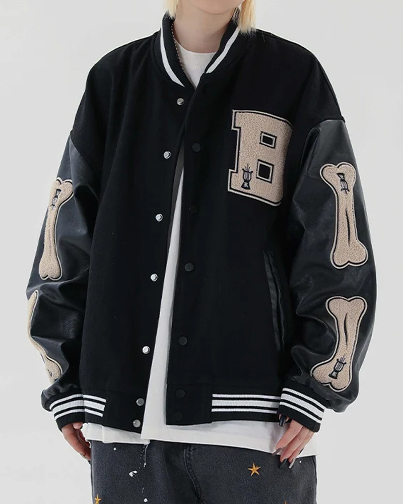 Y2K Varsity Jacket - Retro 90s Grunge, Summer Y2K Outfits, Popstar & Club Fashion