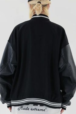 Y2K Varsity Jacket - Retro 90s Grunge, Summer Y2K Outfits, Popstar & Club Fashion