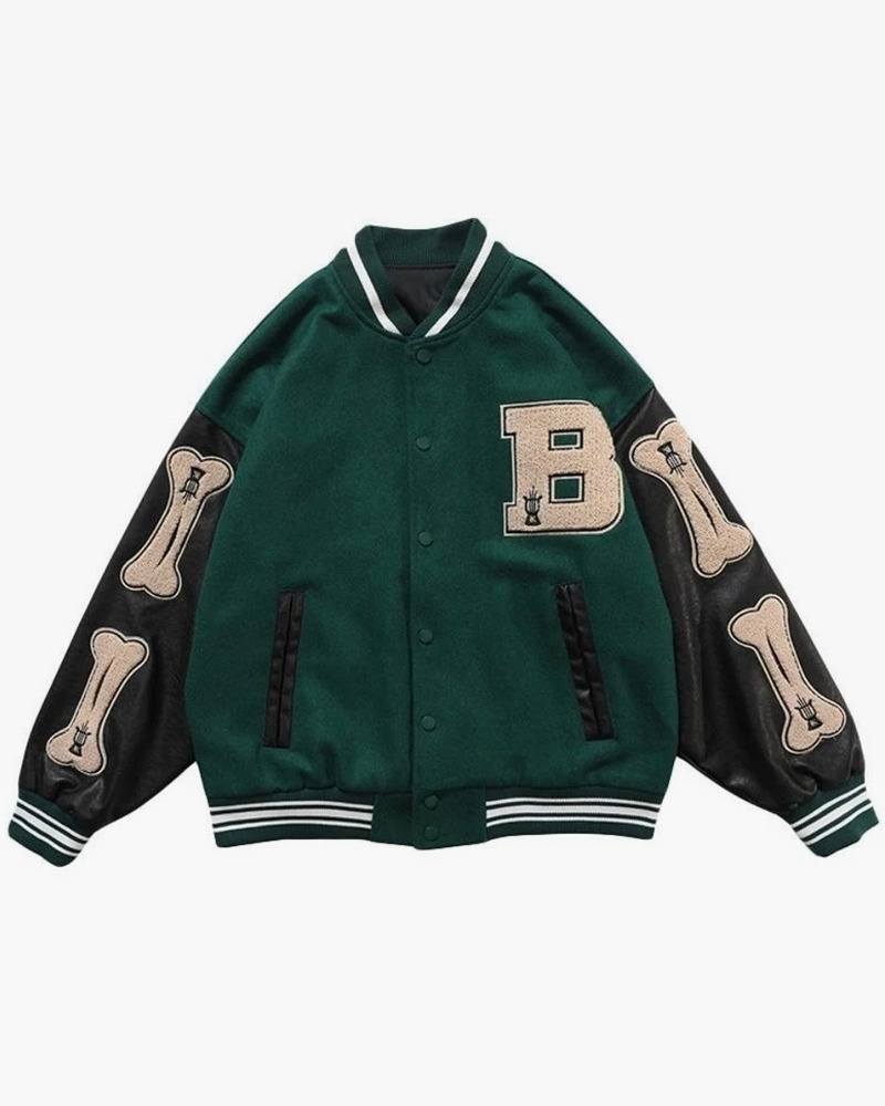 Y2K Varsity Jacket - Retro 90s Grunge, Summer Y2K Outfits, Popstar & Club Fashion
