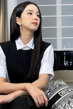 Y2K White Puff Sleeve Shirt - Blackpink Jisoo Inspired, 90s Grunge, Retro Summer Fashion