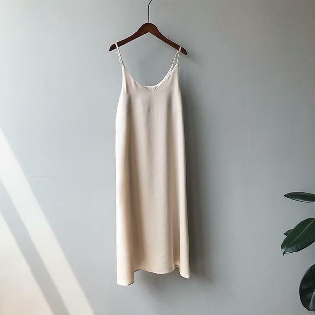 Y2K White Sleeveless Midi Dress - Retro 90s Summer Outfit, Grunge, Pastel Goth, Party Ready