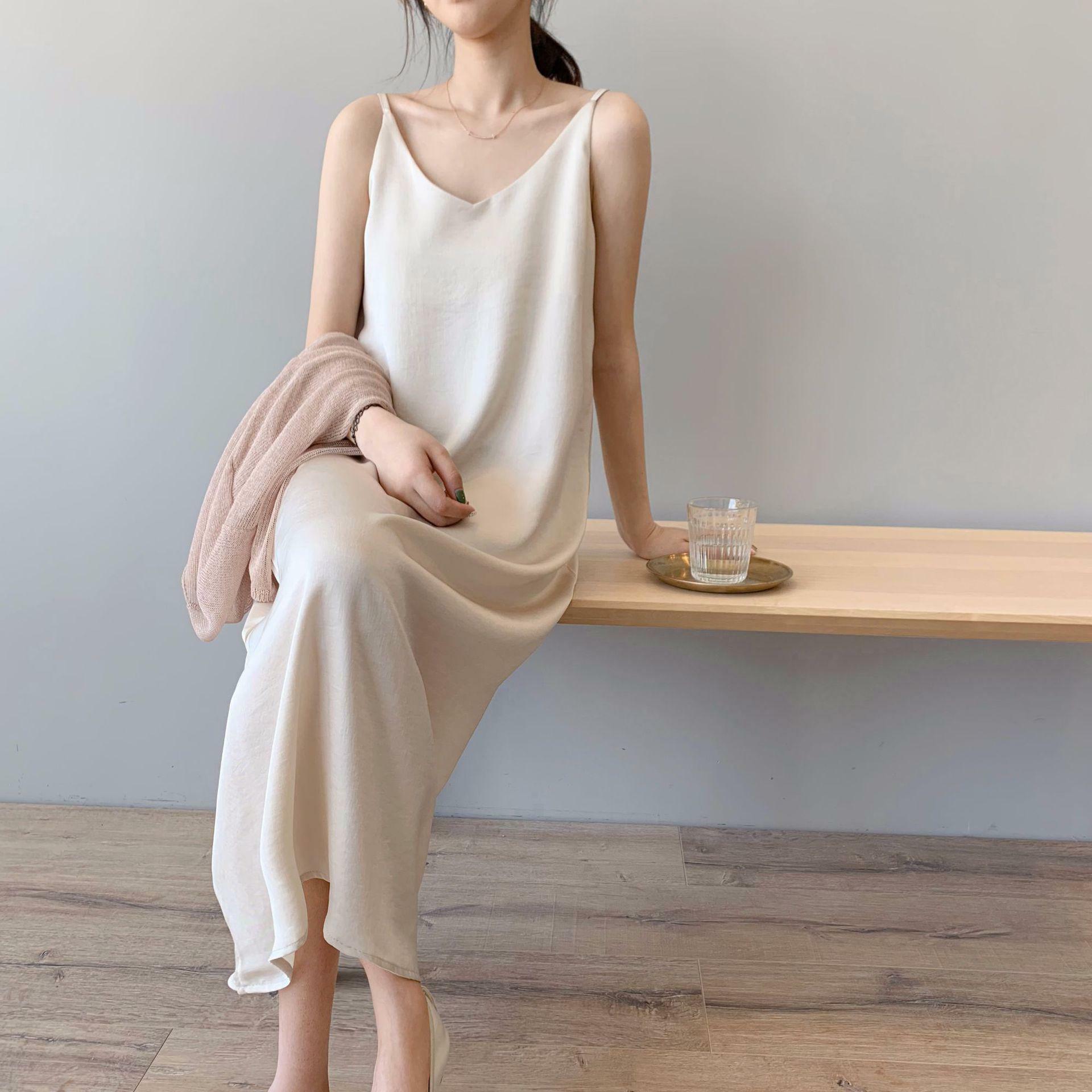 Y2K White Sleeveless Midi Dress - Retro 90s Summer Outfit, Grunge, Pastel Goth, Party Ready