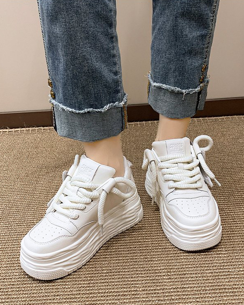 Y2K White Star Shoes - Perfect for 90s Grunge, Retro, and Summer Y2K Outfits