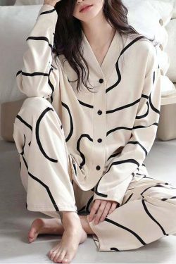 Y2K White Striped Patchwork Cotton Two-Piece Set - 90s Grunge Summer Outfit