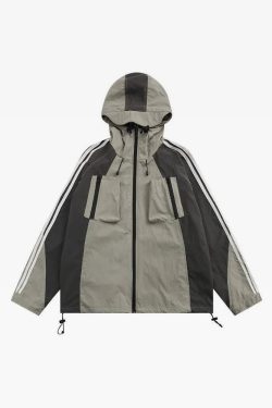 Y2K Windbreaker - Retro 90s Grunge Summer Outfit, Y2K Fashion, Pastel Goth, Y2K Club & Party