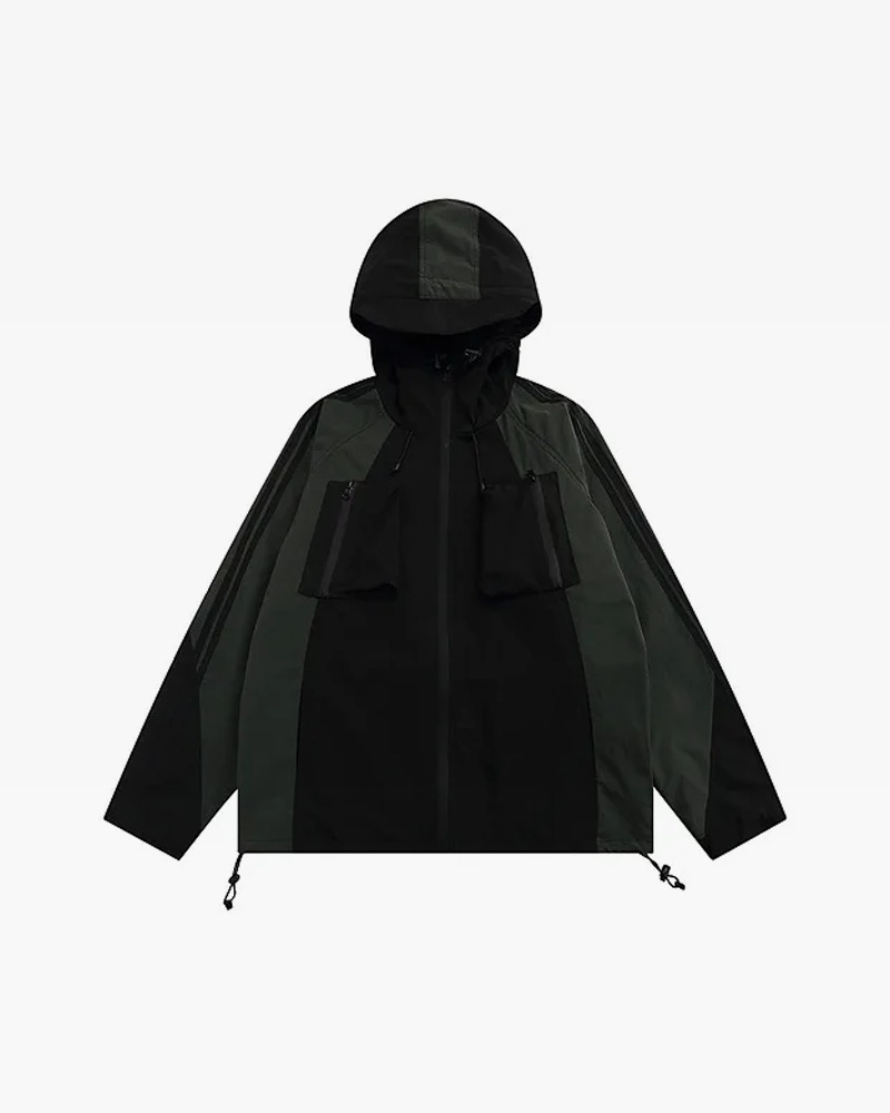 Y2K Windbreaker - Retro 90s Grunge Summer Outfit, Y2K Fashion, Pastel Goth, Y2K Club & Party