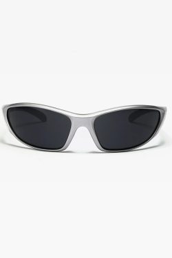 Y2K Wrap Around Sunglasses - Retro 90s Fashion, Grunge, and Hip Hop Style for Y2K Outfits