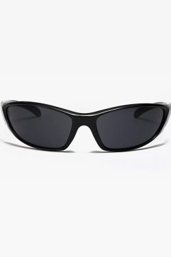Y2K Wrap Around Sunglasses - Retro 90s Fashion, Grunge, and Hip Hop Style for Y2K Outfits