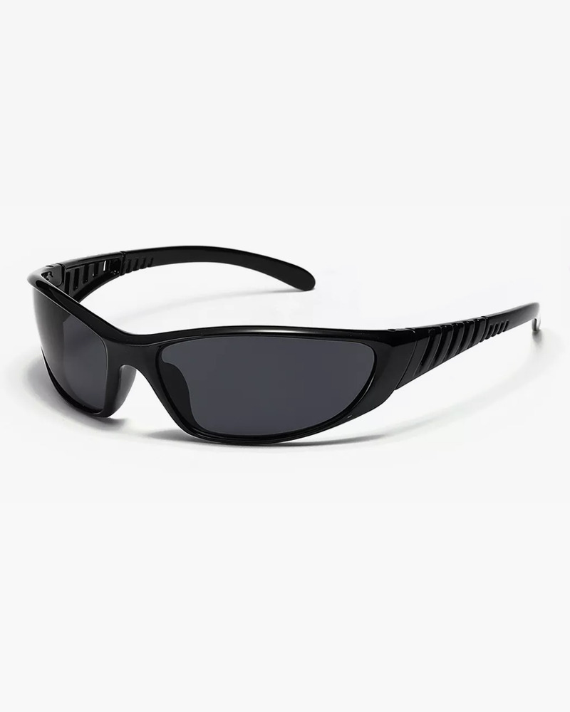 Y2K Wrap Around Sunglasses - Retro 90s Fashion, Grunge, and Hip Hop Style for Y2K Outfits