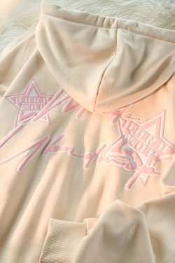 Y2K Zip Up Hoodie - Retro 90s Grunge, Summer Y2K Outfits, Pastel Goth, Y2K Club &