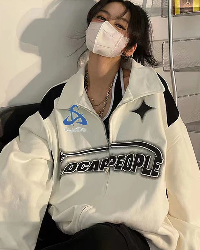 Y2K Zip Up Jacket - Retro 90s Grunge, Summer Outfits, Popstar & Club Fashion