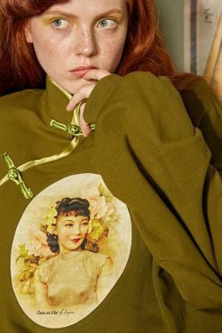 Yellow Japanese Hoodie - Y2K Summer Grunge, 90s Retro Style, Pastel Goth, Y2K Club Outfit