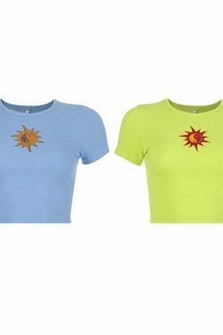 Ying Yang Top - Y2K Summer Grunge Outfit, 90s Fashion, Retro Style, Y2K Club & Party Wear