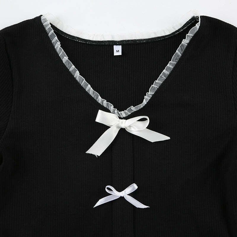 Yumi Short Sleeve Crop Top - Y2K Summer, 90s Grunge, Retro Style, Y2K Party & Club Outfits