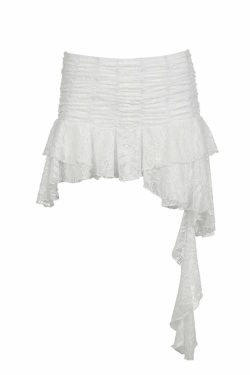Zaida Lace Mini Skirt - Y2K Summer Outfit, 90s Grunge Fashion, Retro Y2K Party & Club Style