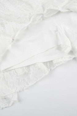 Zaida Lace Mini Skirt - Y2K Summer Outfit, 90s Grunge Fashion, Retro Y2K Party & Club Style