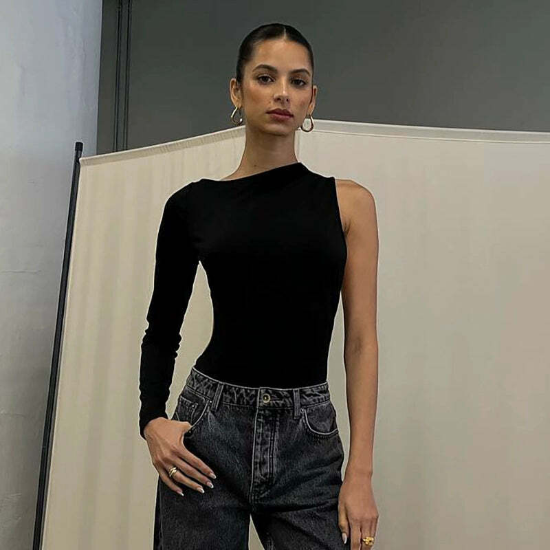 Zaira Backless Bodysuit Top - Y2K Summer, 90s Grunge, Retro Style, Y2K Party & Club Out