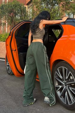 Zakia Parachute Pants - Y2K Summer Grunge & 90s Retro Fashion for Women, Perfect Party Outfit