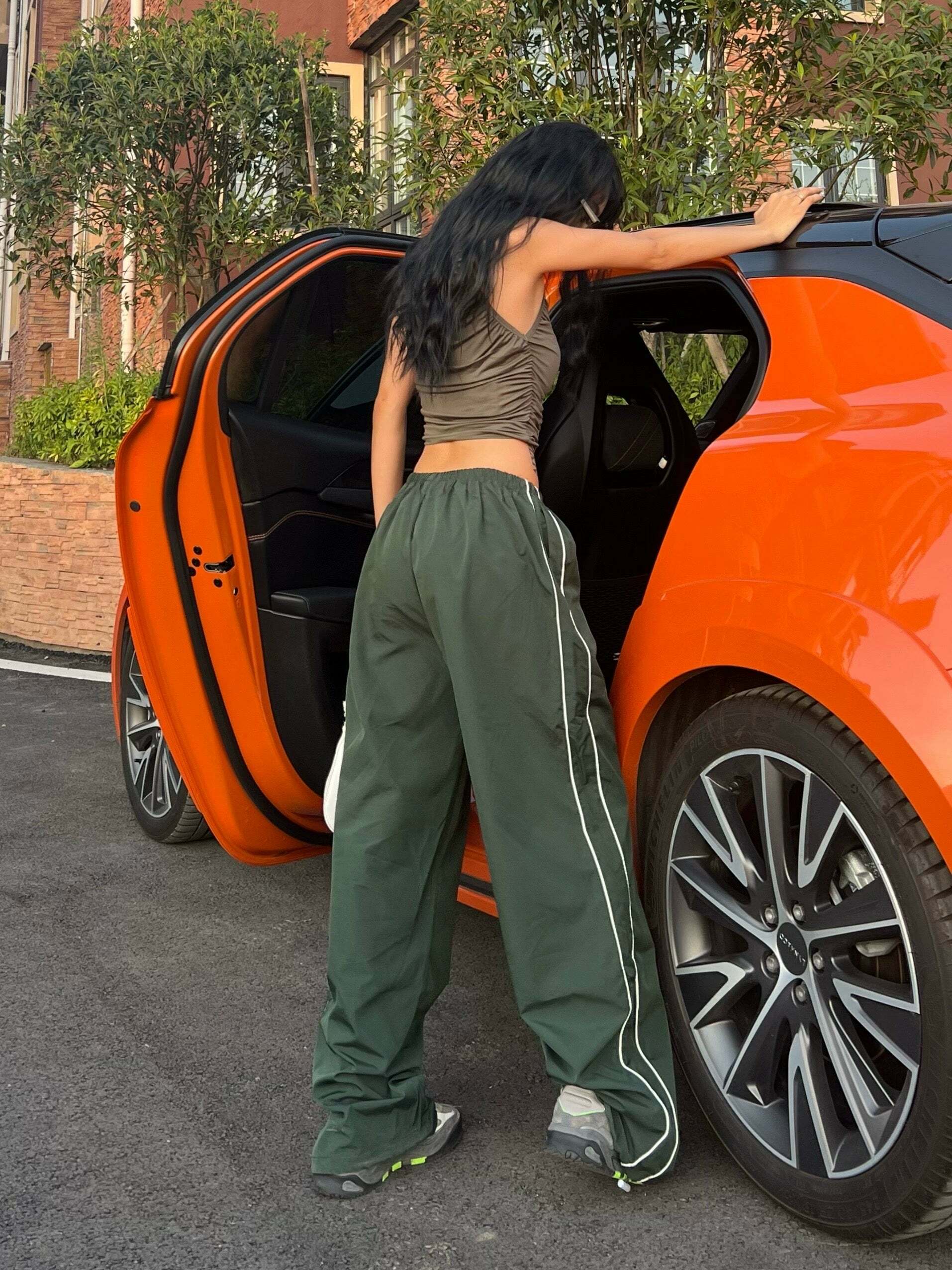 Zakia Parachute Pants - Y2K Summer Grunge & 90s Retro Fashion for Women, Perfect Party Outfit