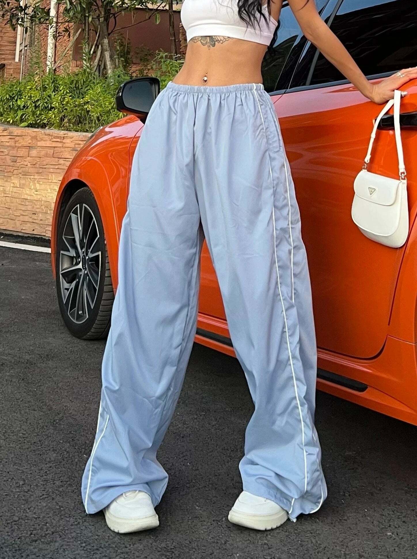 Zakia Parachute Pants - Y2K Summer Grunge & 90s Retro Fashion for Women, Perfect Party Outfit
