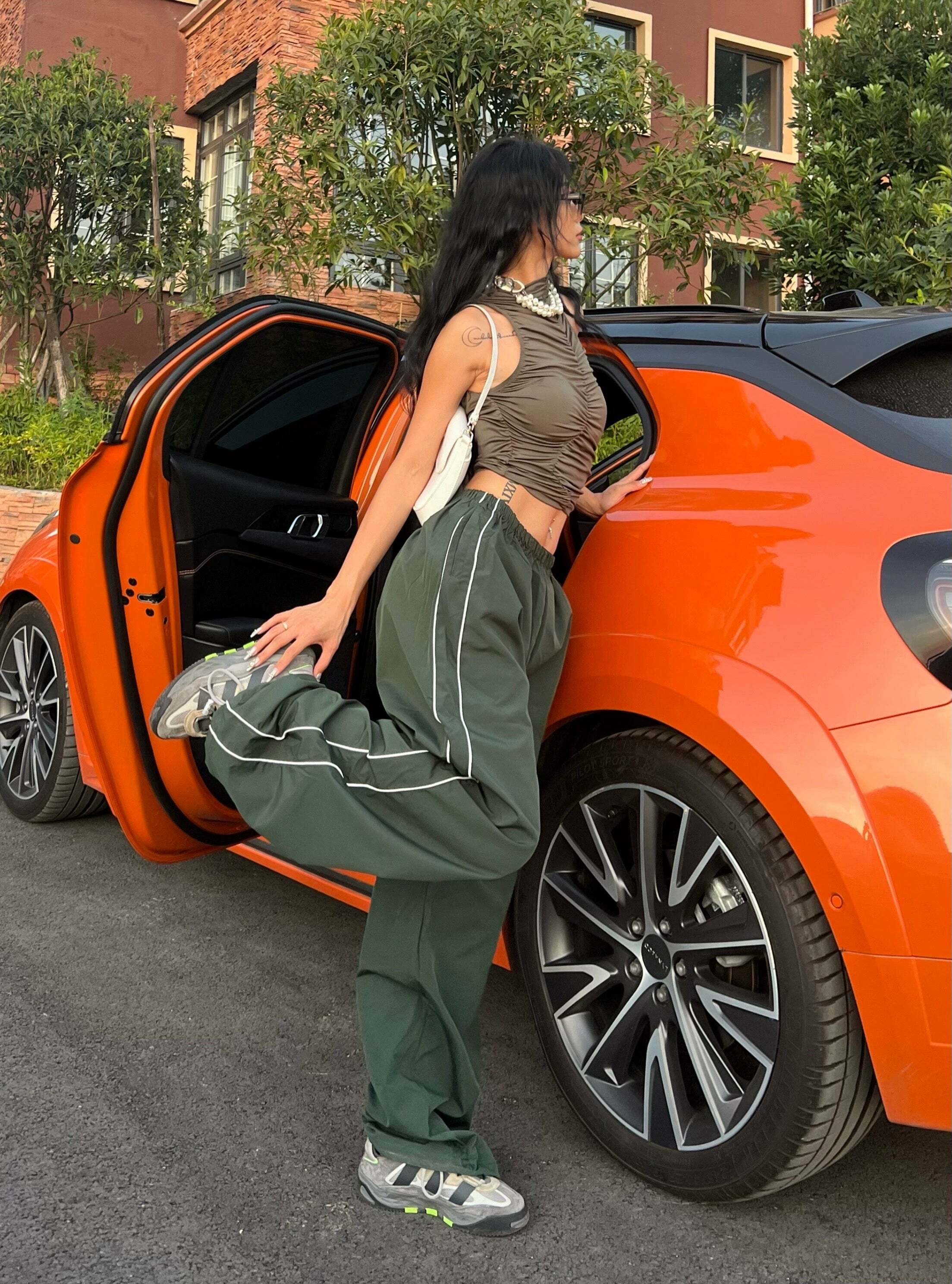 Zakia Parachute Pants - Y2K Summer Grunge & 90s Retro Fashion for Women, Perfect Party Outfit