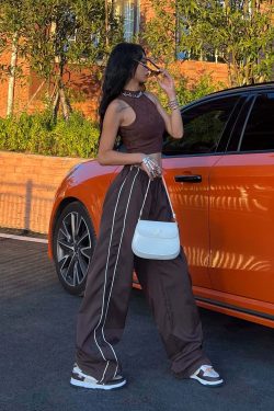 Zakia Parachute Pants - Y2K Summer Grunge & 90s Retro Fashion for Women, Perfect Party Outfit