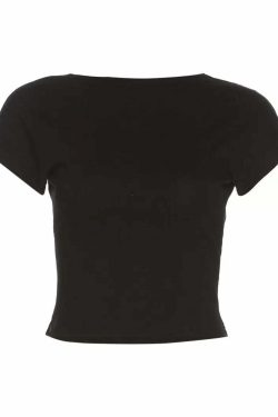 Zehra Backless Top - Y2K Summer Grunge, 90s Fashion, Retro Style, Y2K Party & Club Outfits