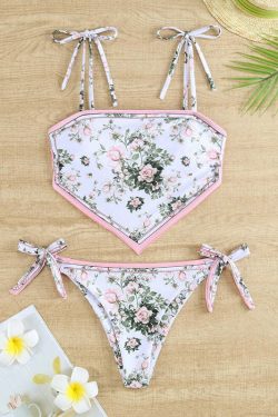 Zia Bohem Bikini Set - Y2K Summer Grunge 90s Fashion, Retro Goth, Pastel Goth, Y2K Party Outfit